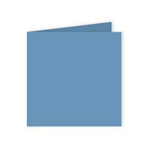 Clairefontaine 12939C - Carte pli&eacute;e Pollen 110x110, 210 g/m&sup2;, coloris bleu lavande, en paquet cellophan&eacute; de 25