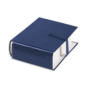 Elba Chemise extensible PVC. Fermeture par sangle VELCRO. Dos 16cm. Coloris Bleu marine - Lot de 3