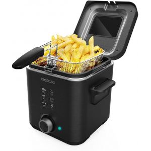 Cecotec Friteuse sans huile Friteuse avec huile CleanFry Advance 1500 Black