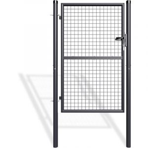 Casanoov - Portillon grillagé 1m olga 100x150cm gris