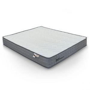 Matelas à ressorts ensachés Bedream accueil moelleux et soutien ferme Gris