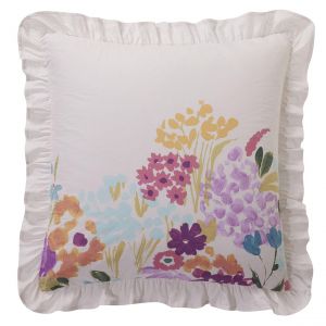 Taie d'oreiller coton VIRVEVOLTANTE- multicolore