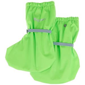 Playshoes Chaussons de pluie avec doublure en polaire vert fluo - Taille S