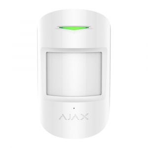 Ajax Détecteur de mouvement sans fil compatible animaux MotionProtect Plus - Blanc