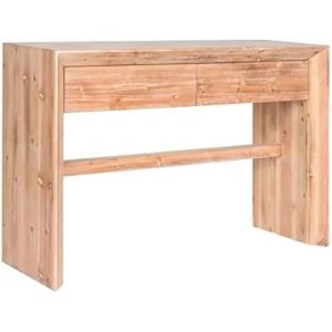 Console - Home Esprit - Jaune - Mdf - 120 X 40 X 80 Cm - Meuble D'entrée