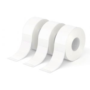 Lifenaxx Rolls de 3 rouleaux de rubans d'étiquettes thermiques 15x35mm 14x30mm (180 étiquettes/rouleau), étiquettes autocollantes pour mini étiqueteuse sans encre LX-048 - Pour la maison et le bureau
