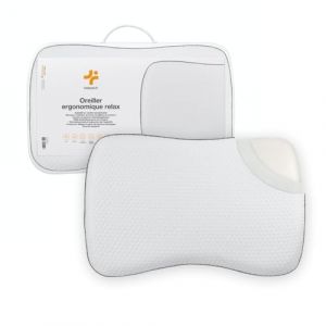 Oreiller Ergonomique Et Cervical À Mémoire De Forme De Luxe 62x37x12 Cm
