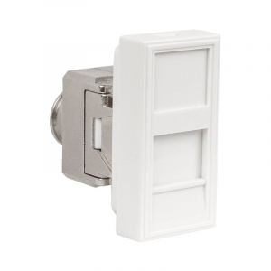 Batilec Lot 4 Prises RJ45 Cat6 STP - 1 Gbit/s, installation facile code couleur T586B, compatible supports 45x45, normes CE, garantie 2ans