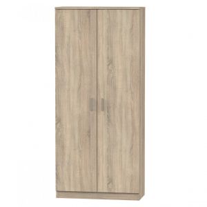 Pegane Armoire / meuble de rangement coloris Cambrian - Hauteur 180 x Longueur 80 x Profondeur 35 cm