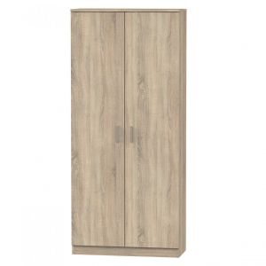 Image de Pegane Armoire / meuble de rangement coloris Cambrian - Hauteur 180 x Longueur 80 x Profondeur 35 cm