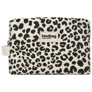 Trousse de toilette Leon Léopard Ecru