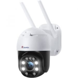 Image de Ctronics 5MP Caméra de Surveillance WiFi Extérieure Caméra IP PTZ Vision Nocturne Couleur 25M 2560X1920P Détection Humaine Suivi Auto 355° Pan 90° Tilt Audio Bidirectionnel IP66