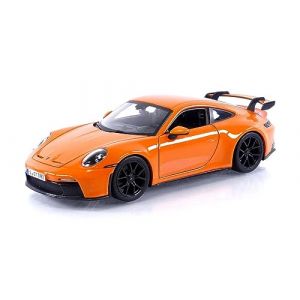 Bburago Voiture Miniature de Collection 1/24 - PORSCHE 911 GT3 - 2021 - Orange - 21104OR