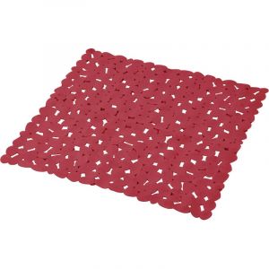 Douceur D'intérieur - Tapis fond de douche galet Framboise