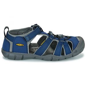 Keen Seacamp 2 CNX Closed Toe Sandals, Naval Academy/Drizzle, 3 US Unisex Big Kid