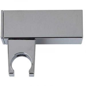 Kiamami Valentina Support Mural Pour Pommeau De Douche Carr&eacute; En Abs Chrom&eacute;