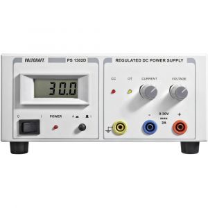 Image de Voltcraft Alimentation de laboratoire réglable 0 - 30 V/DC / 0 - 2 A Puissance 60 W PS-1302 D