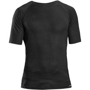 GripGrab Merino Polyfibre Short Sleeve Base Layer, black M T-shirts manches courtes