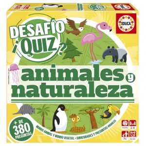 Educa Jeux de société Borras Challenge Quiz Animals and Nature