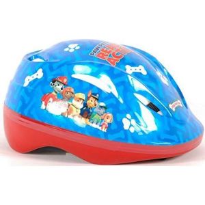 Casque de vélo garçon bleu/rouge taille 52-56 cm