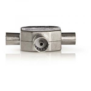 Nedis Adaptateur coaxial - 2x CEI (Coaxiaux) M&agrave;les - CEI (Coaxial) Femelle ALPEXE-87