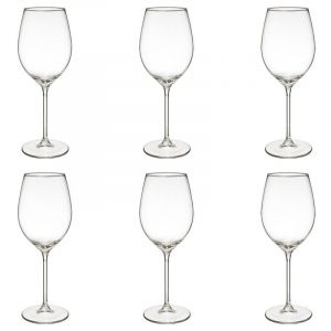 Lot de 6 Verres &agrave; Vin "Lina" 41cl Transparent Prix