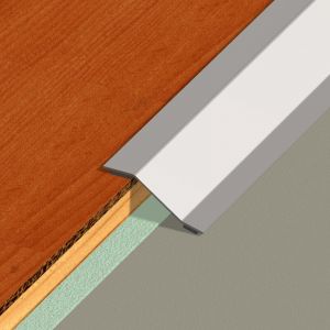 Dinac Seuil adh&eacute;sif multi niveaux 40mm finition inox brillant 0,93ml - 0081020 00