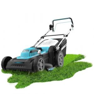 Cecotec Tondeuse à Gazon à câble Terrenator 460 Flex Z Auto. 2000 W, Largeur de Coupe 46 cm, Propulsion Automatique, Changement de Hauteur, système Z-Tech, 4 en 1 avec Mulching, Roues arrière XL