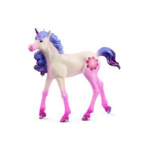 Schleich Figurine licorne mandala, poulain - dimension : 9,6 cm x 6,6 cm x 18 cm