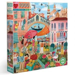 Eeboo Puzzle Venice Open Market - 1000 pcs