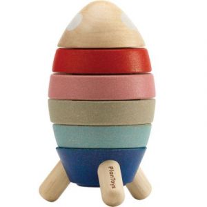 Plan Toys Jouet en bois Fus&eacute;e &agrave; empiler Orchard - Jouet en bois