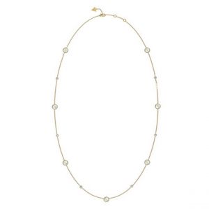 Guess Collier Femme Bijoux - JUBN02132JWYG LIFE IN 4G Acier Doré