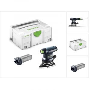 Festool DTS 400 REQ-Plus Ponceuse Delta, Course de ponçage 2mm, 250W + Coffret Systainer + Sac récupérateur de poussière +