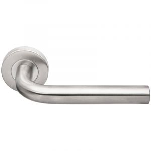 Heracles B&eacute;quille double JADE sur rosace bec de cane inox 1194 - B-INOX-01