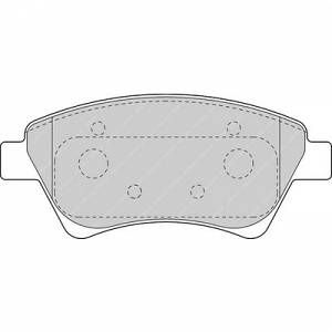 Ferodo 4 plaquettes de frein FDB1544