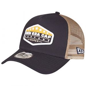 A New Era Casquette Trucker Beige Et Bleu Marine Casquette Homme