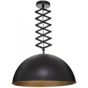 Image de Atmosphera Lampe Suspension en Métal "Lahti" 51cm Noir