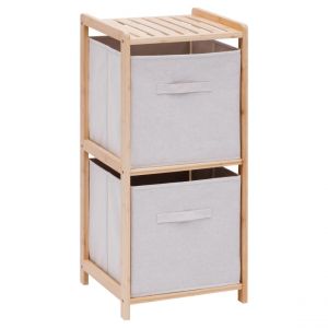 5five Simply Smart - Etagère 2 niveaux tidy box bois clair - 5five