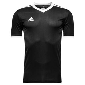 Adidas TABELA 18 JSY T- T-Shirt Homme, Noir/Blanc, FR : L (Taille Fabricant : L)