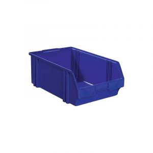 FP Lot boîte de rangement à ouverture frontale lk la-ka-pe 1 carton(s) de 10 pièce(s) boîte rangement ouv front lk l500/450xl300xh180mm ps bleue - la-ka-