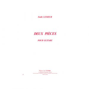 Combre Lesieur Emile - Pieces (2) : Tendresse - Petite Marche - Guitare
