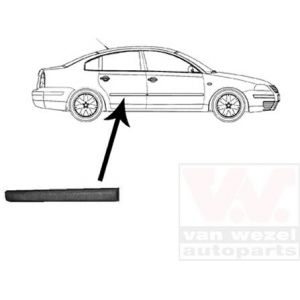 Van Wezel Baguette et bande protectrice, porte arrière à droite (Côté passager) VW PASSAT (11/2000 - 05/2005)