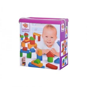 Eichhorn Blocs de construction en bois colorés bébé