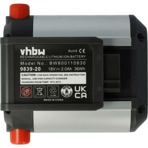 Vhbw 1x Batterie compatible avec Gardena ComfortCut Li-18/60 (9838-55) cisaille (2000mAh, 18V, Li-ion)