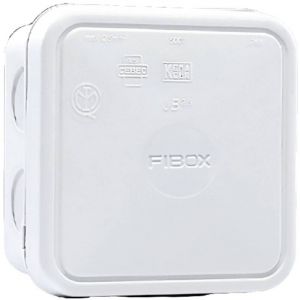 Fibox 8600671 Boîte de dérivation (L x l x H) 90 x 90 x 49 mm Blanc IP65 1 pièce