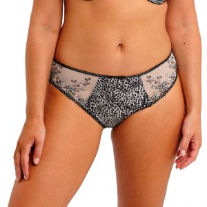 Culotte à imprimé léopard noir
