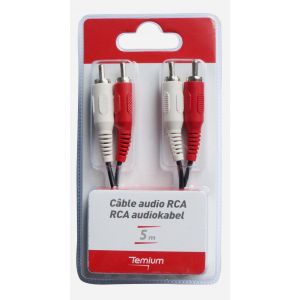 Temium Cable audio 2RCA 5M