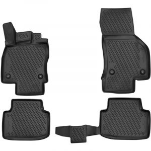 Walser Tapis en caoutchouc xtr pour vw Passat B8/B8 Variant 08/2014-auj., Passat Alltrack B8 Variant 05/2015-auj.