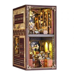 Dam Collection de papillons. Book nook en bois, design 3d r&eacute;aliste.