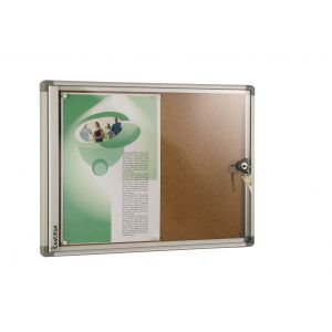 Image de Planorga Vitrine d affichage interieur Phoenix 2xA4 34x47 cm Fond liege